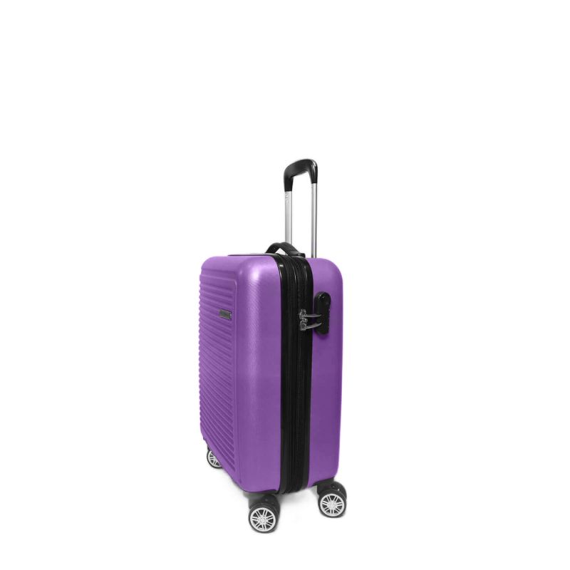 Lot de 3 valises rigides Summer Extensibles 77, 67 et 55 cm Violet