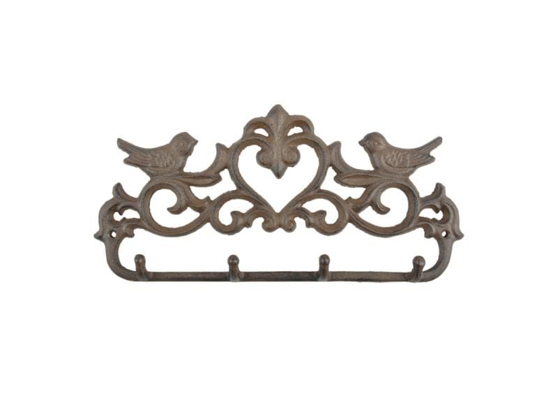 Esschert Design Hakenleiste Vögel in Giftbox Haken