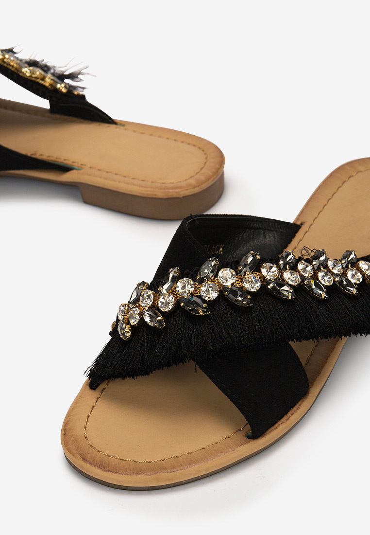 Mules femme noirs Piarra