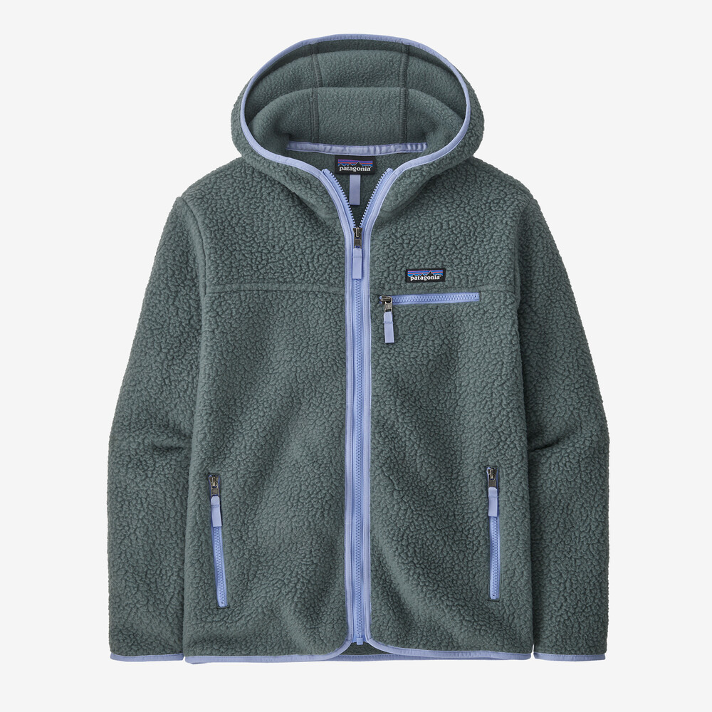 Damen-Retro-Fleece-Hoodie