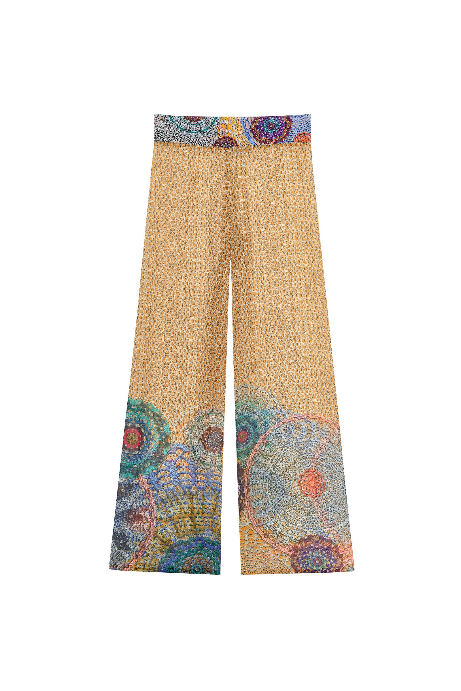assia Pantalon large en voile imprimé GIPSY Gipsy