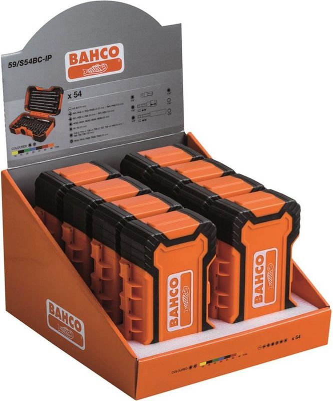 Bahco - 59/S54BC - 54 Delige Bitset - S2 Staal - Magnetische Bithouder