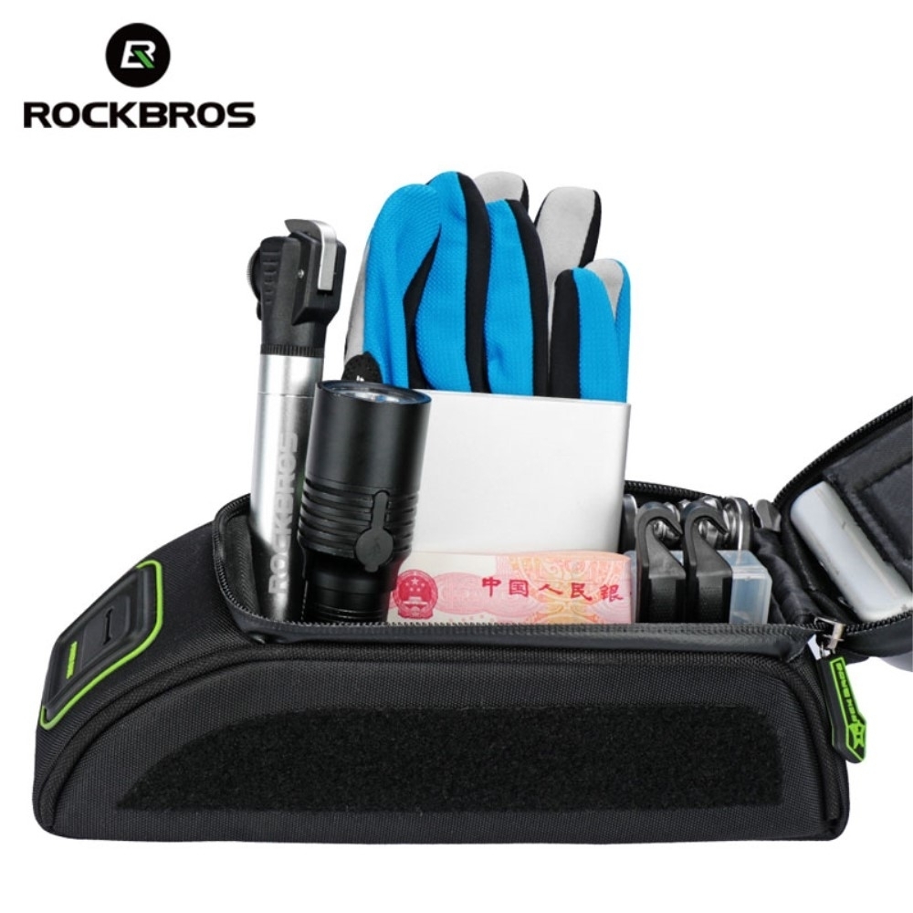 Stabile Universal Gravel Bike Velo Smartphone Tasche für den Fahrrad Rahmen (bis 6.5