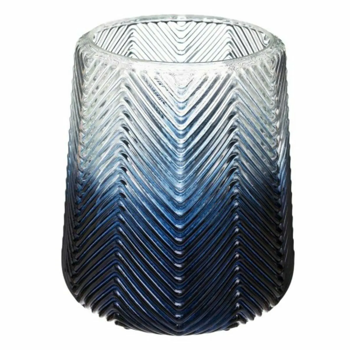 Photophore Verre Bleu Design Shade