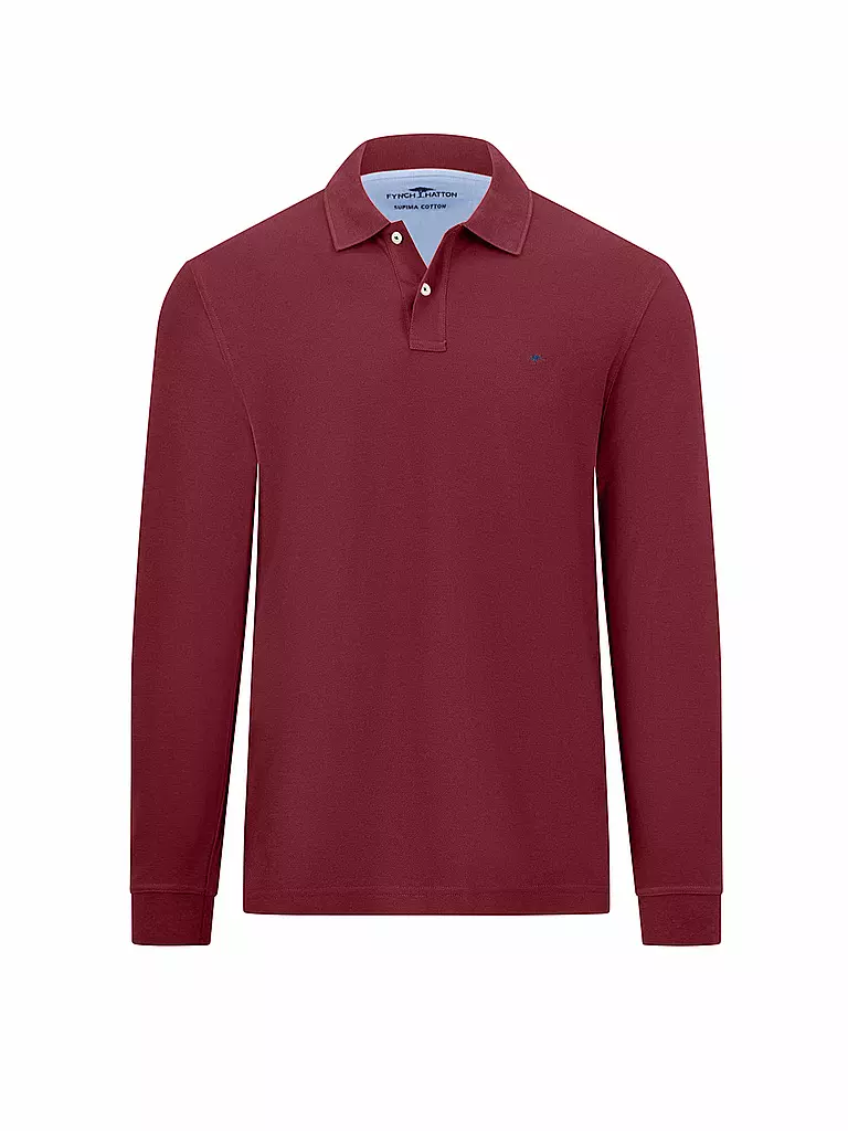 FYNCH HATTON Poloshirt dunkelrot