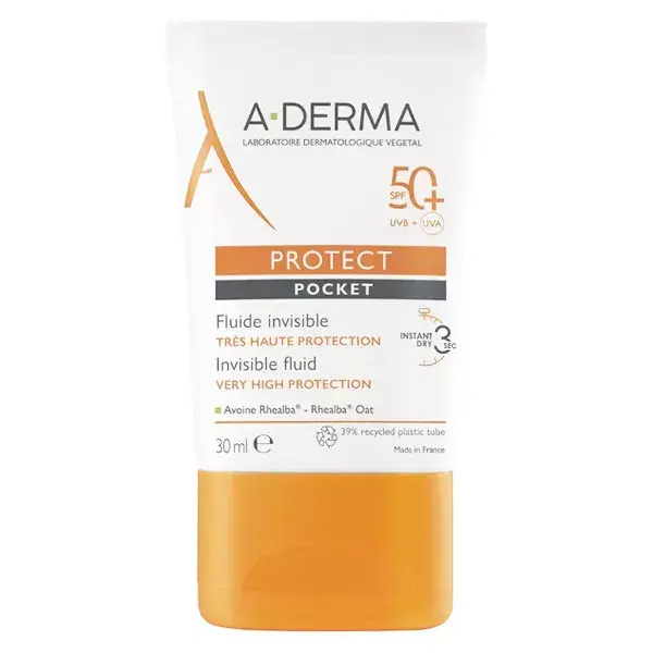 Fluido Facial Invisível Aderma Protect FPS 50+ 30ml
