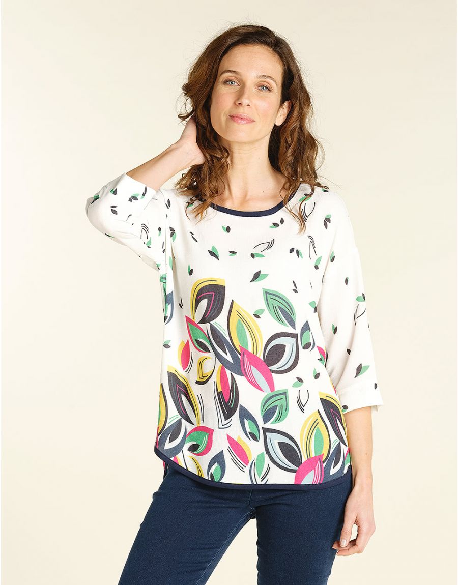 Blouse large écrue