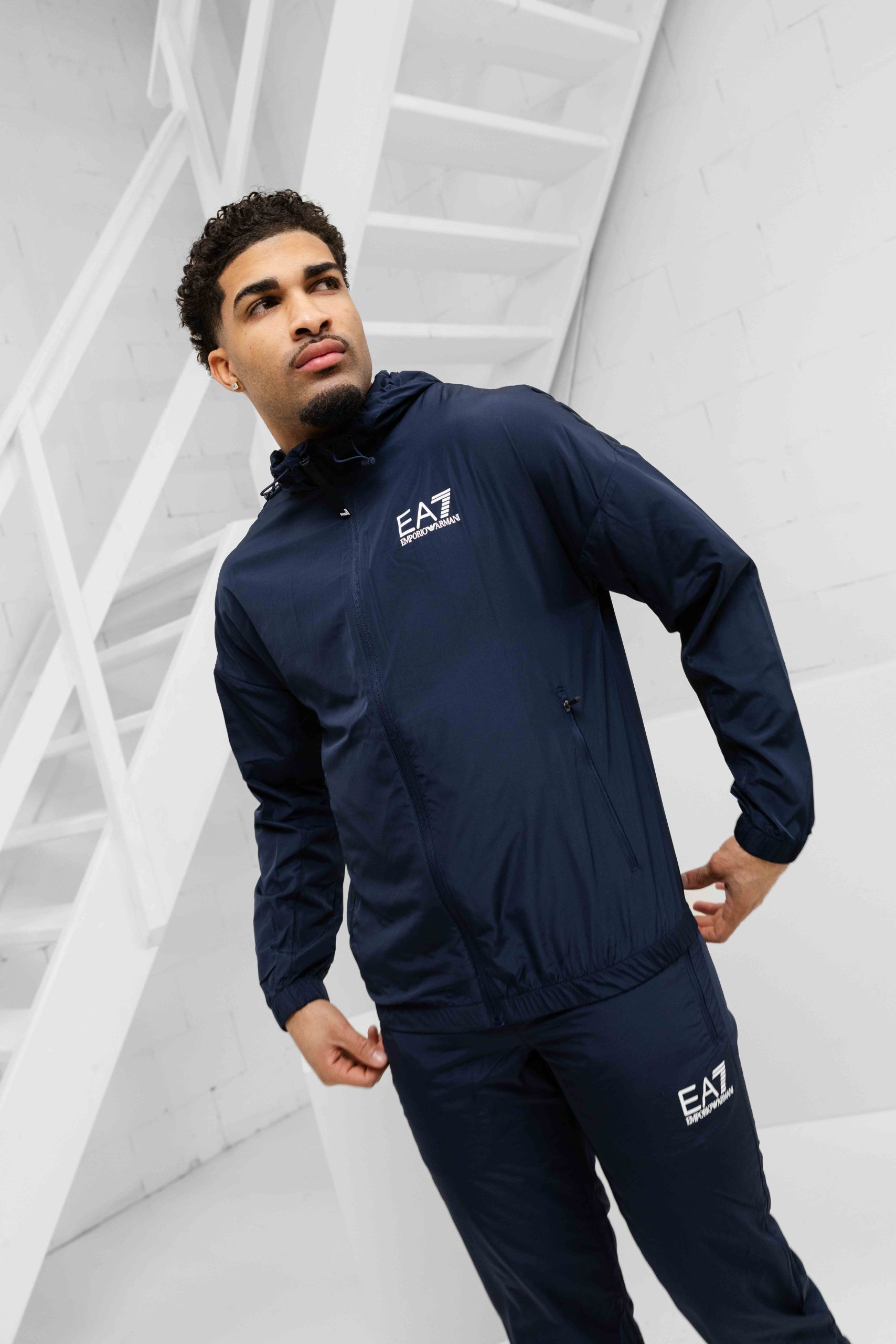 EA7 Emporio Armani 8NPV08 Trainingspak Heren Donkerblauw