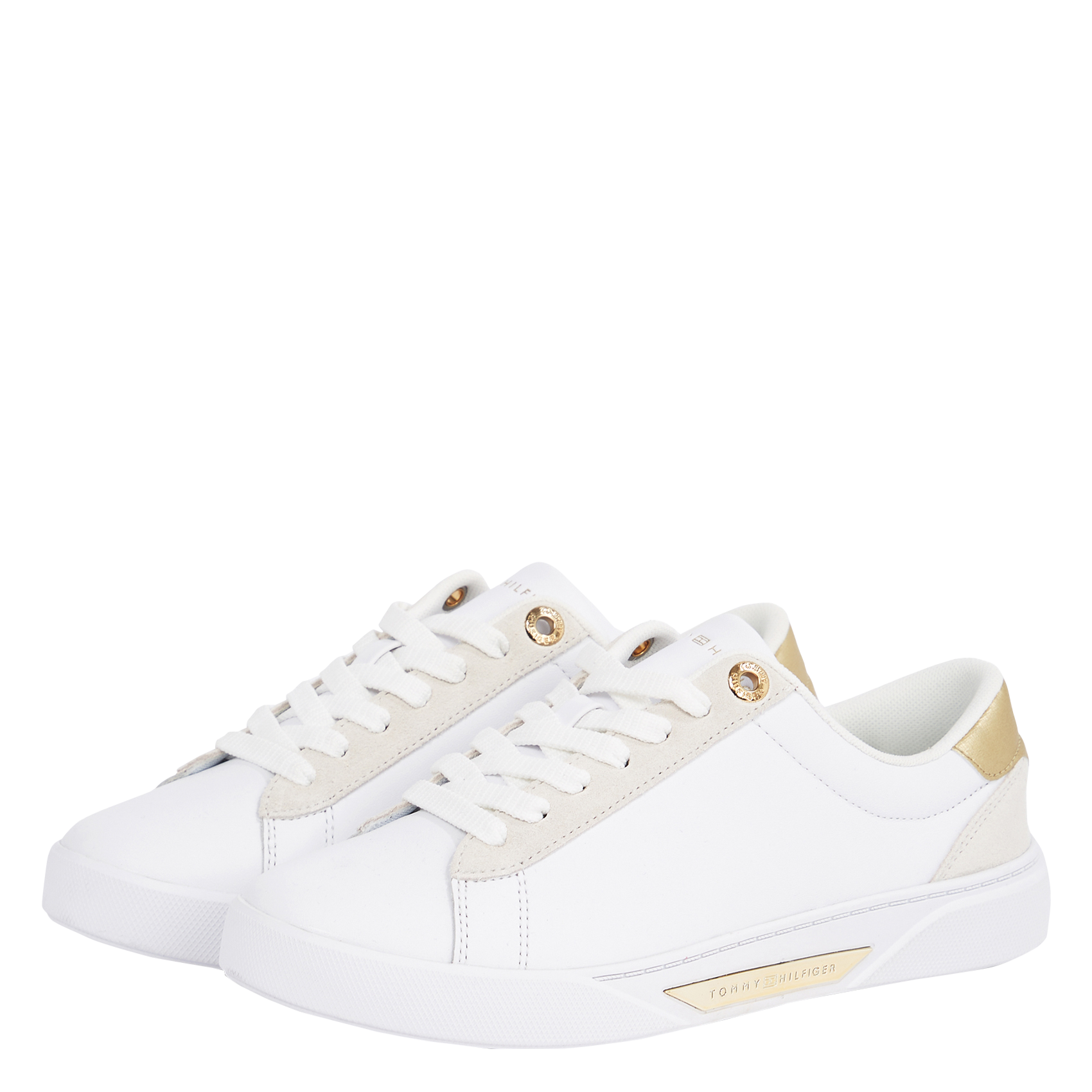 Baskets basses en cuir | Blanc