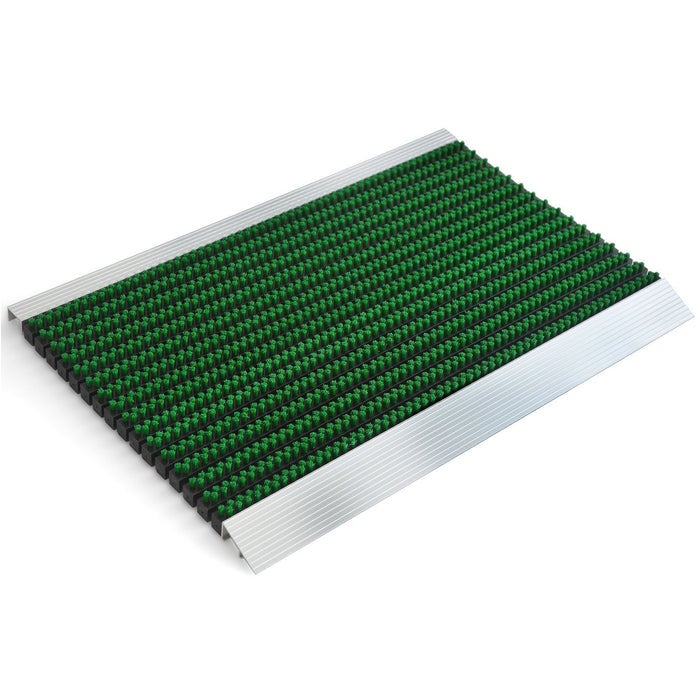 Deurmat - Profi Brush - Vuilvangmat met aluminium frame / Groen 60 x 90 cm