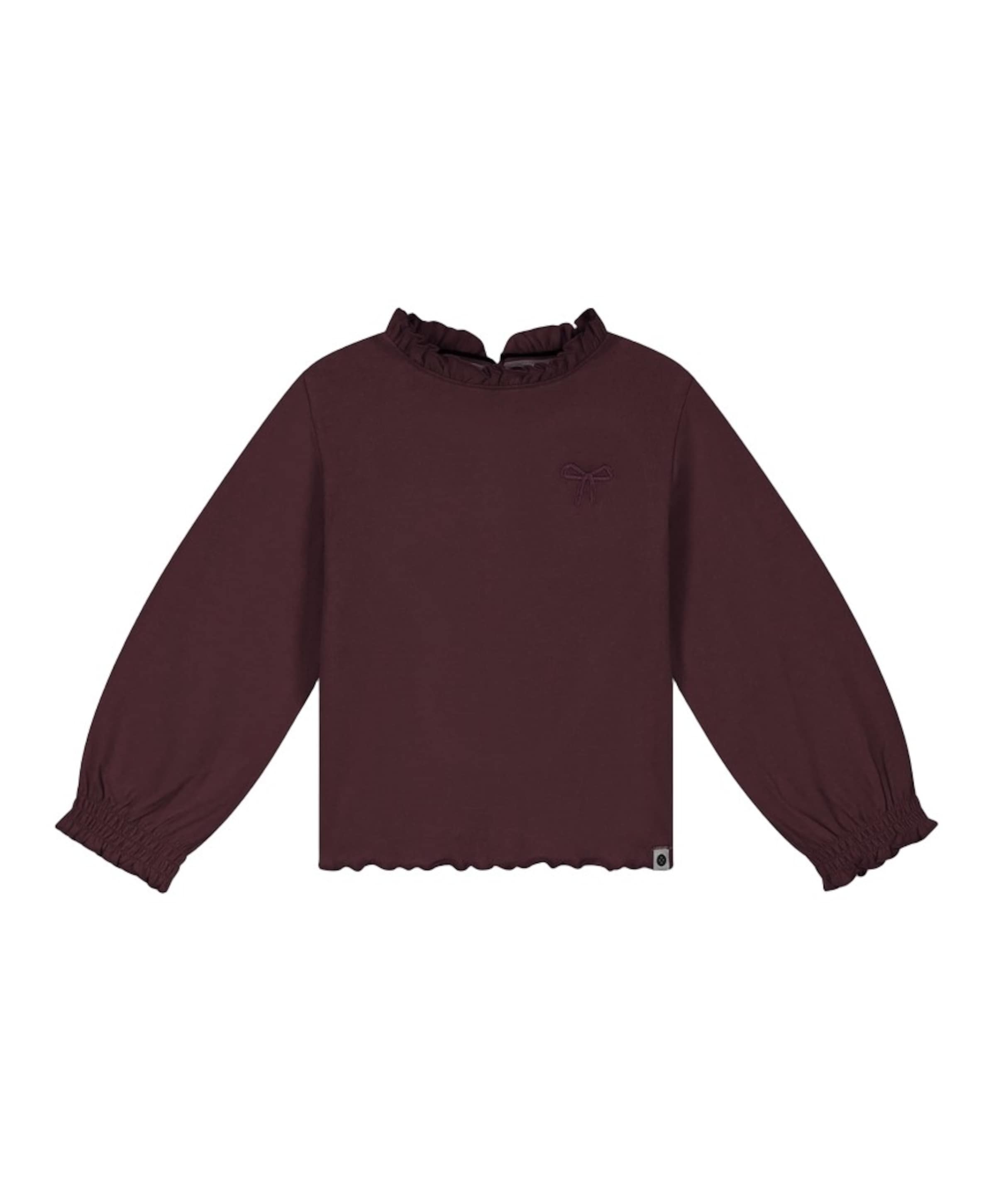 Stains & Stories Meisjes longsleeve bordeaux