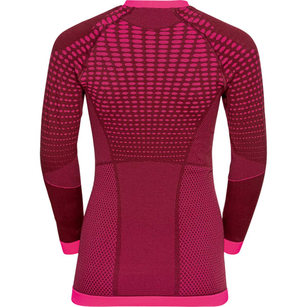 T-shirt thermique ODLO CREW NECK LS PERFORMANCE WARM KIDS RASPBERRY FUDGE/CANDY KISS