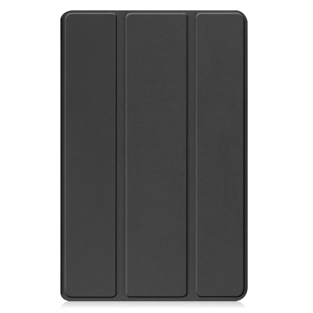 Samsung Galaxy Tab A11  Plus / A9  Plus Leder Tasche Flip Cover Hülle - Schwarz