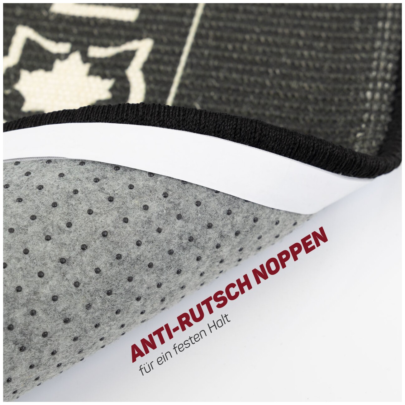 Canadian Cat Company Kratzteppich 180x60cm mit Wandbefestigung anthrazit