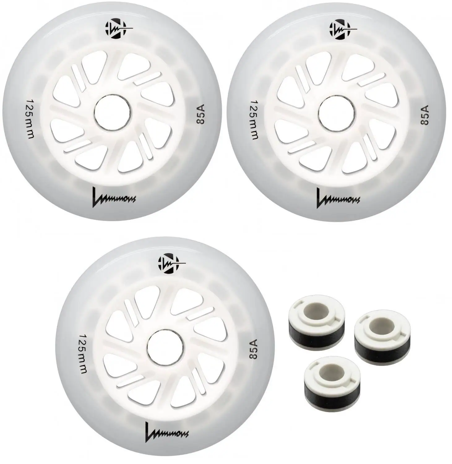 Seba Luminous LED Inliner Hjul 3-Pak - Inliners Rulleskøjter