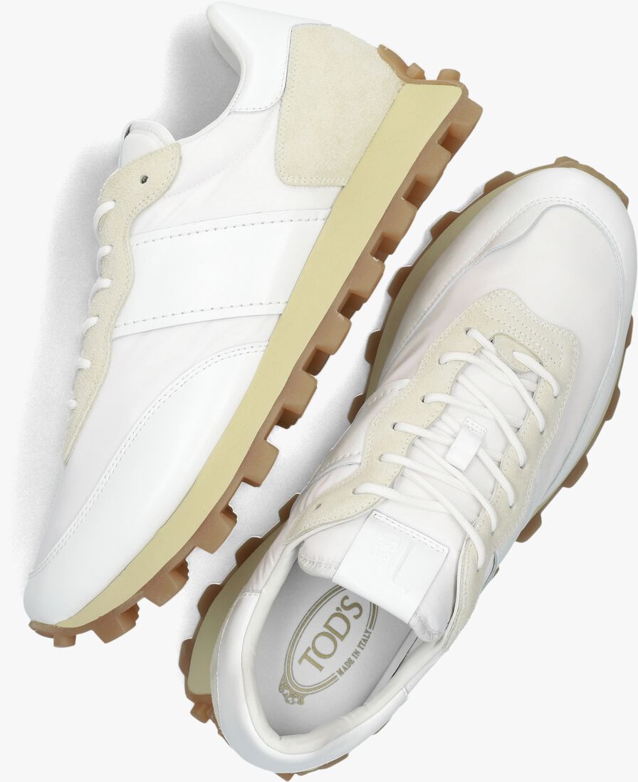 witte tod's lage sneakers xxm25k0fl90
