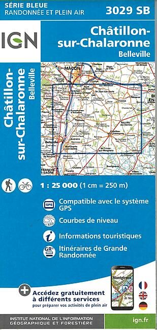 IGN - 3029 SB CHATILLON 1 25 000