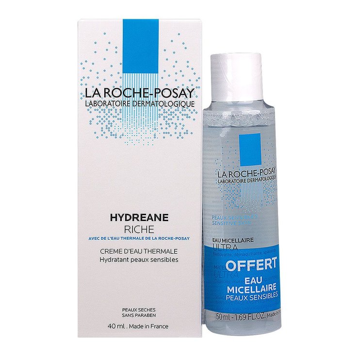 Hydréane riche 40ml & eau micellaire offerte