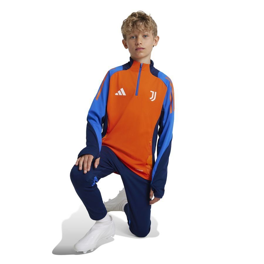 Juventus Maillot d'Entraînement Tiro 24 - Orange/Bleu Enfant