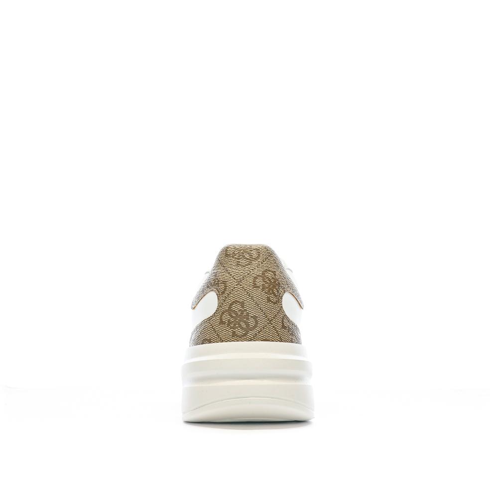 Guess Baskets Blanches Femme Guess Elbina
