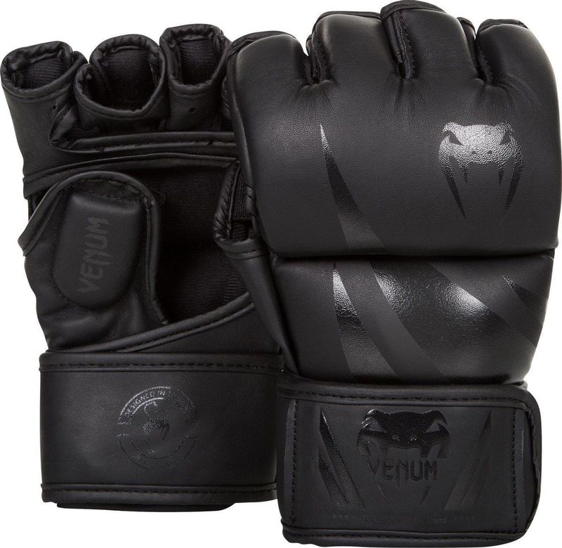 Venum - Challenger - MMA Handschoenen - Zwart - Kunstleer