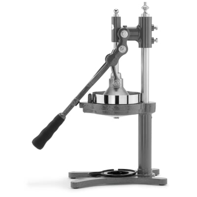 Hebel-Zitruspresse Hadarit mit Edelstahlpresskegel, Anthrazit