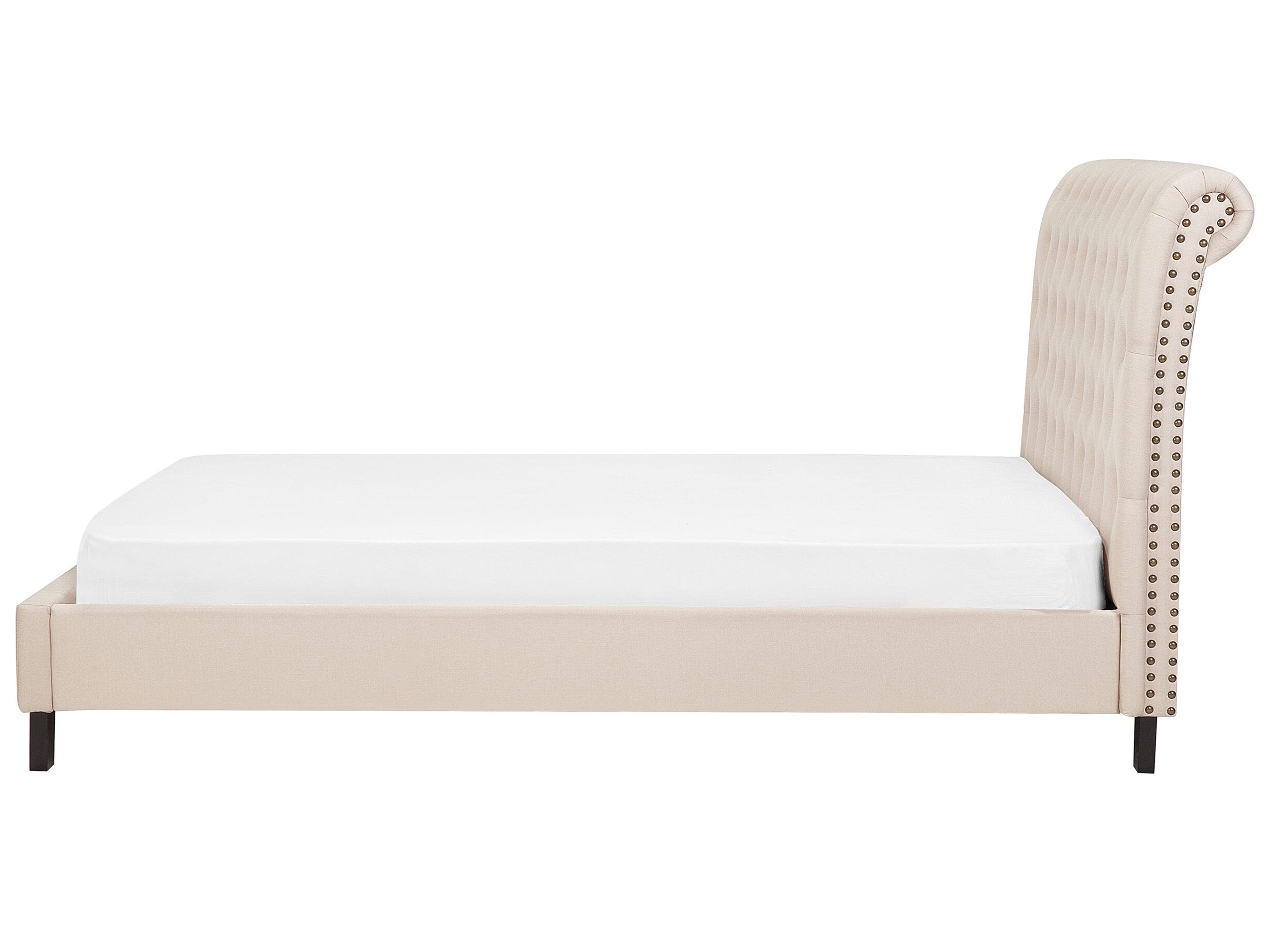 Bed Stof REIMS 180 x 200 cm Beige