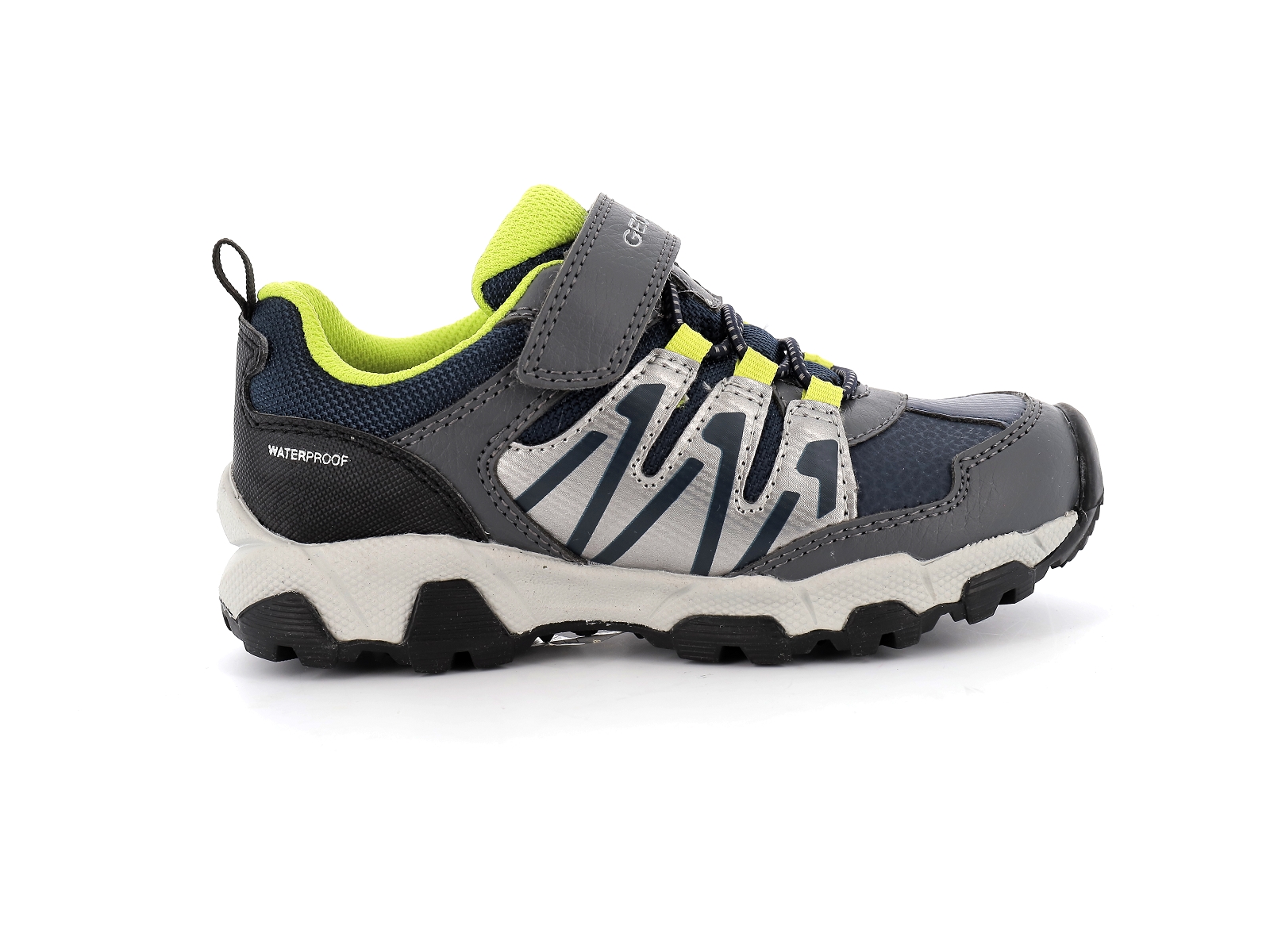Geox-J MAGNETAR BOY-J16ACB Synthétique Gris-Vert