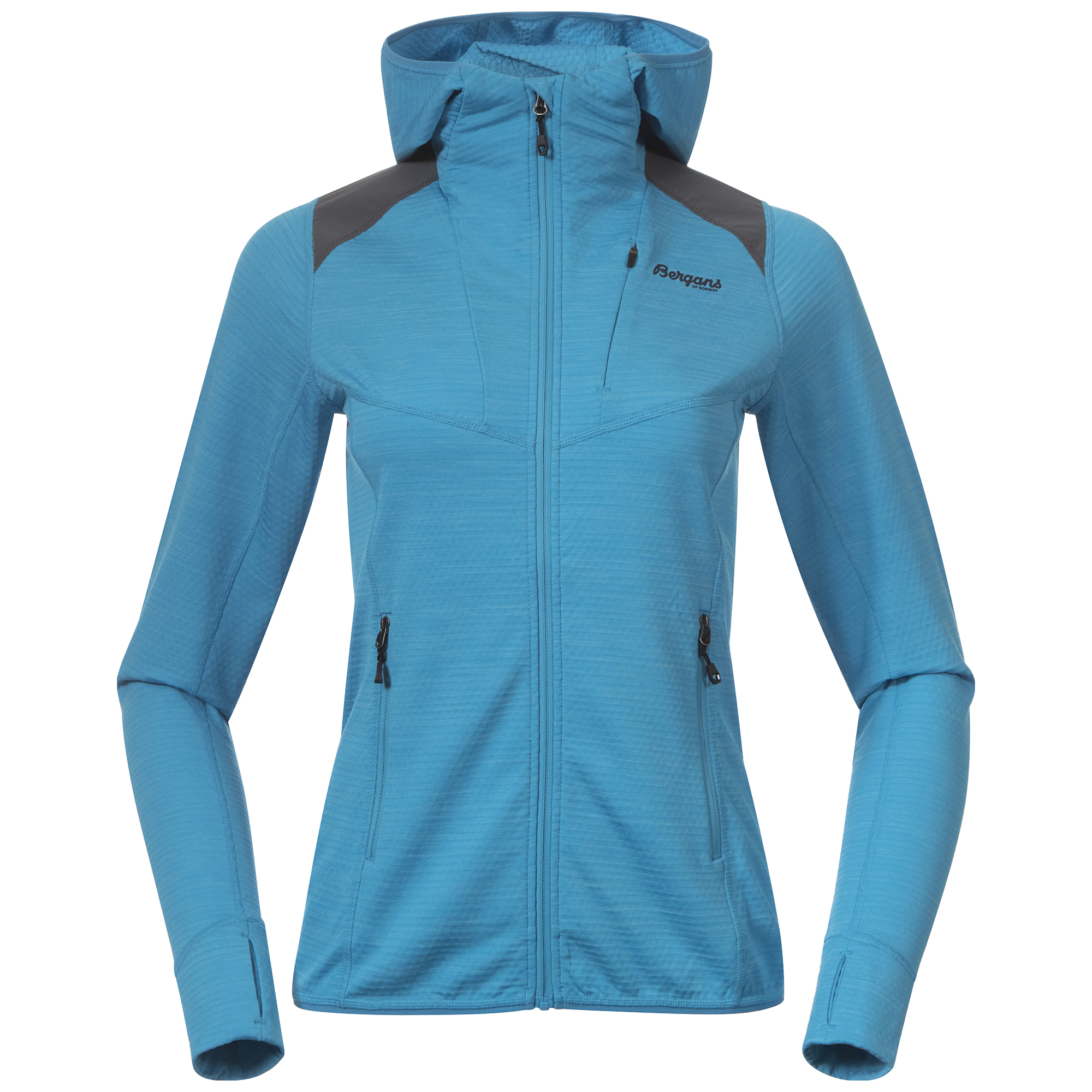 Rabot Active Mid Hood Jacket Dame Aqua Lagoon