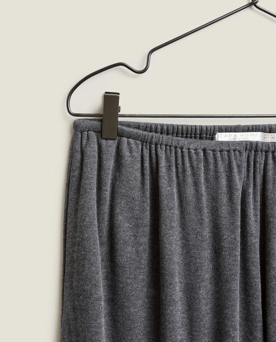 Calças de Lyocell e Cashmere