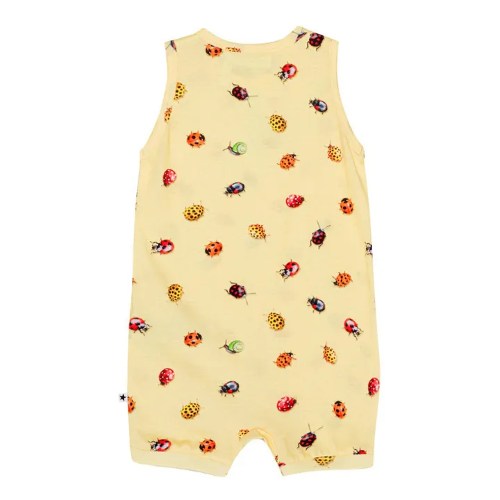 Molo Barboteuse Fu Coccinelle Coton Bio | Jaune