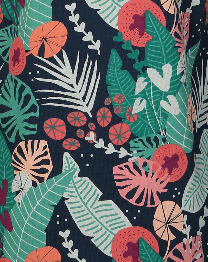 Kleid MINI – JUNGLE LOVE gemustert in bunt