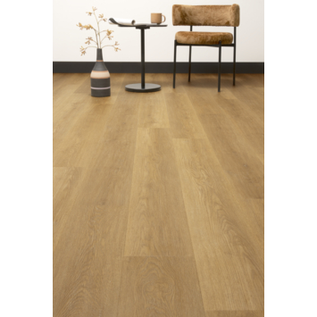Kleurstaal Lundia click PVC Zuiver Kristina rechte stroken bruin houtlook