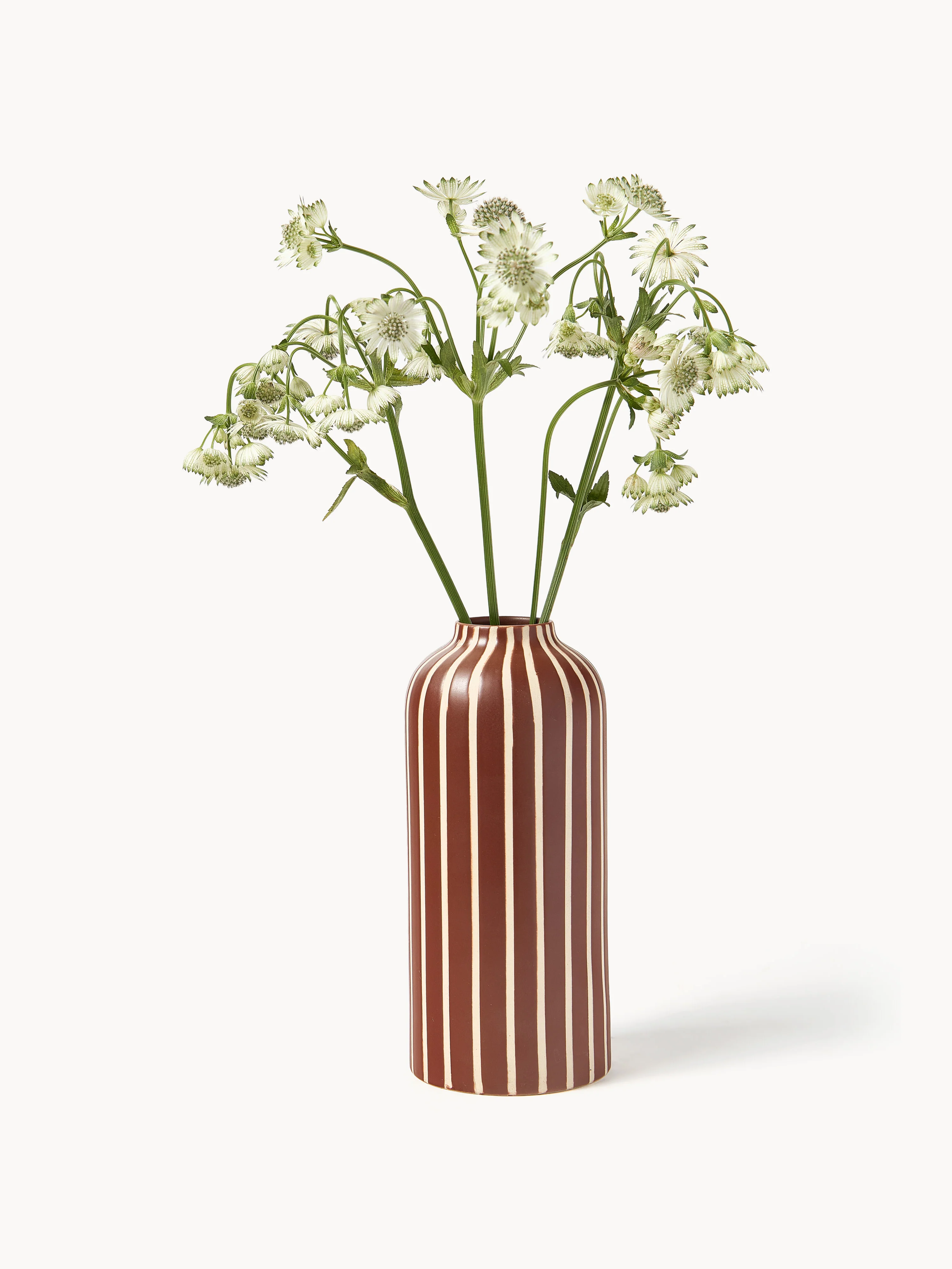 Handbeschilderde vaas Elio, H 23 cm