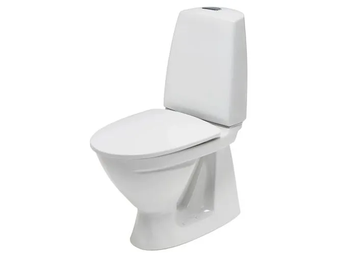 Ifö Sign toilet 6860 - hvid Indbygget S-lås 2-4L. Skyl