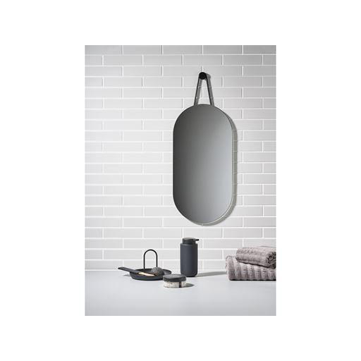 Zone A-Wall Mirror Vægspejl, Blac, 30x60 cm