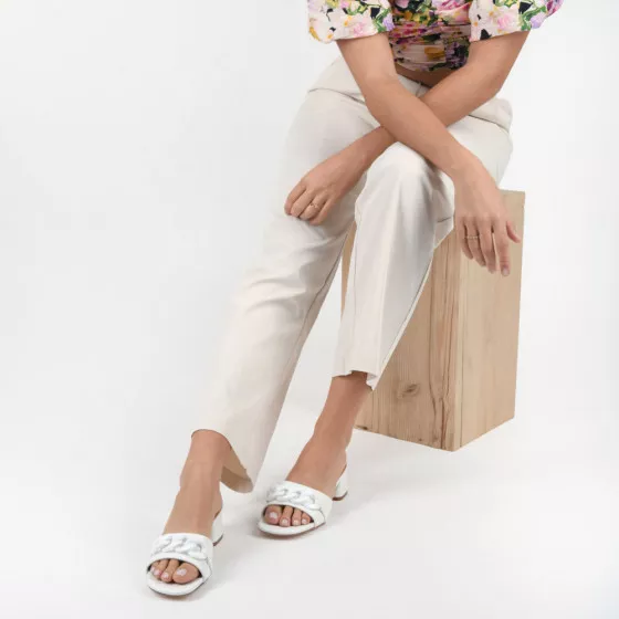 Mules BLANC MyB