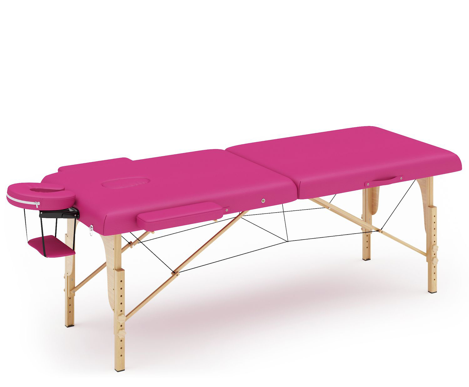 Massageliege 2-Zonen pink