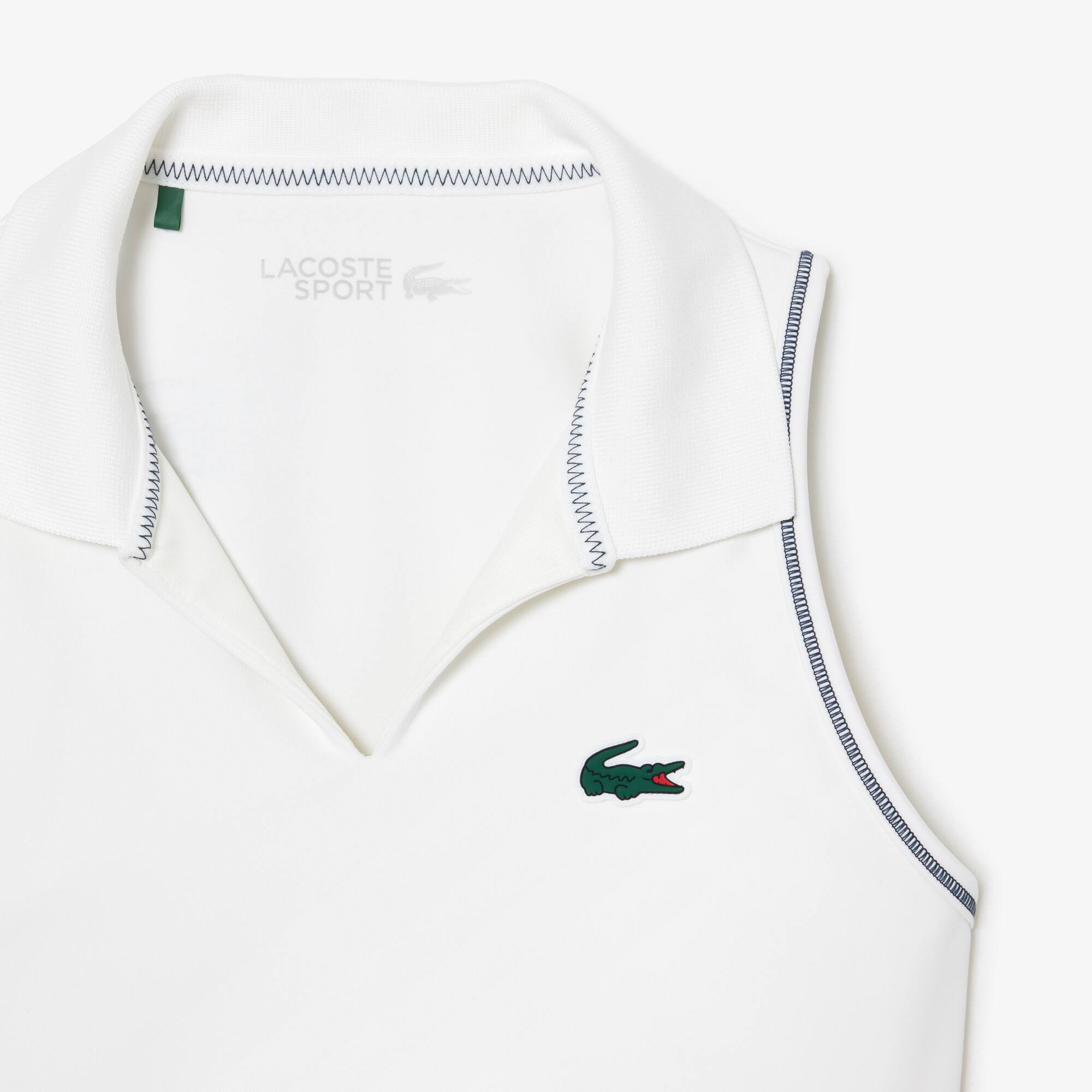 Sport-BH im Polo-Style aus recycelten Fasern Sport-BHs & Leggings - Weiss - Lacoste - Damen