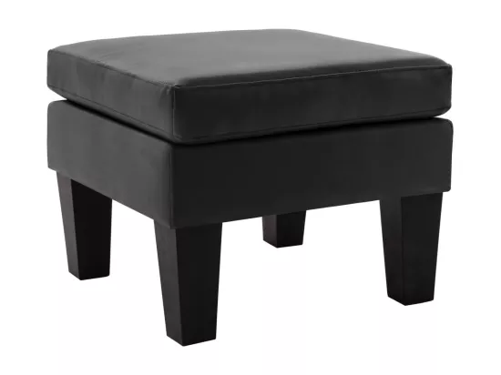 Repose-pied Noir Similicuir