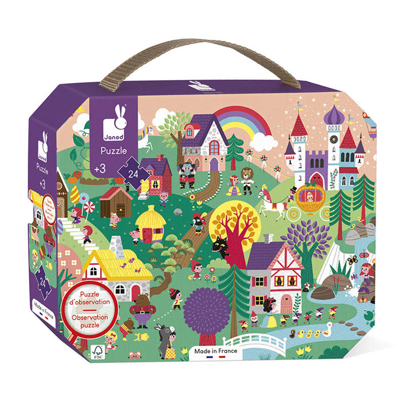Janod Puzzel - Zoekpuzzel Sprookjes, 24st.