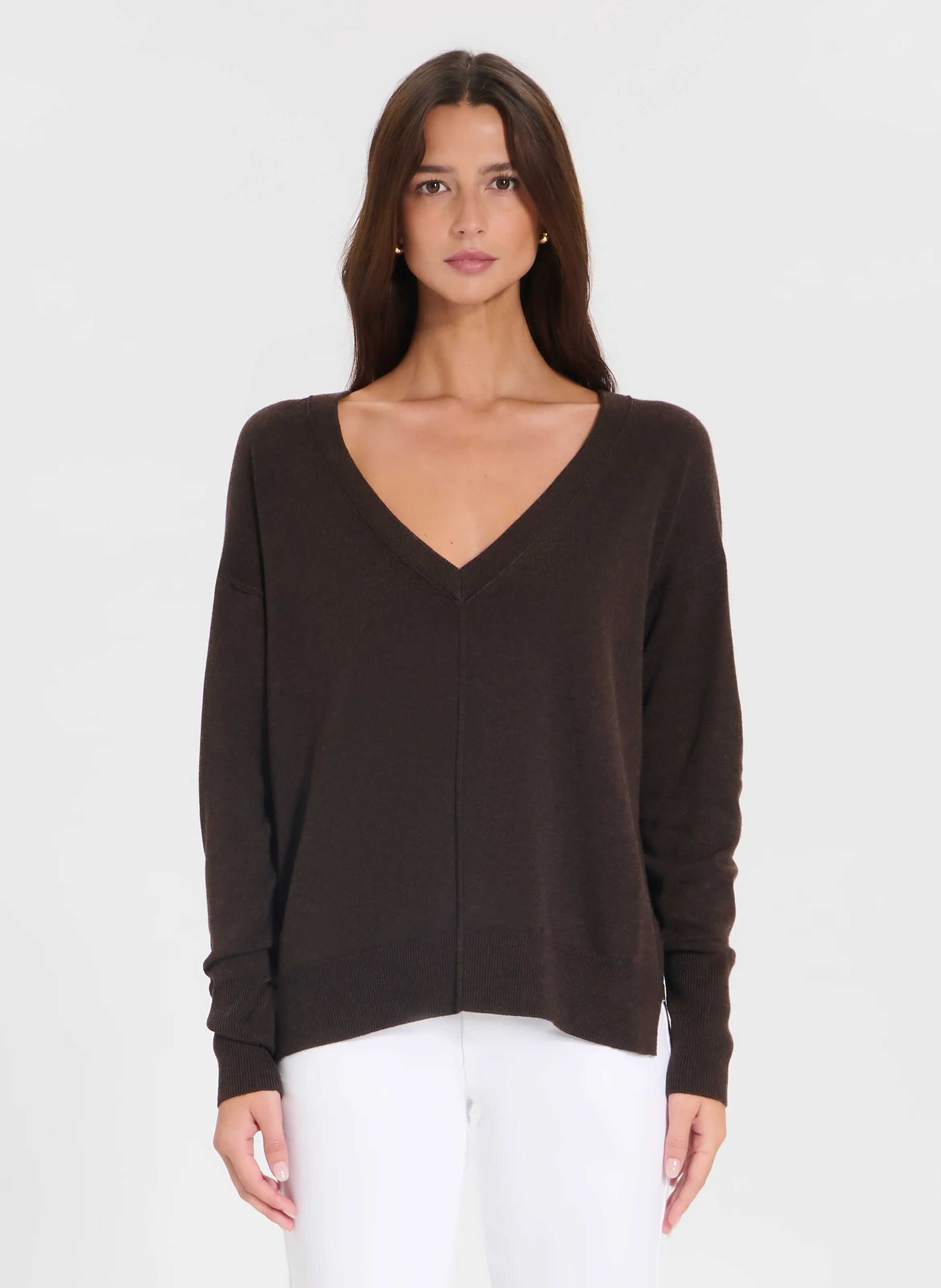 PUCCI - Pull droit en maille | Marron