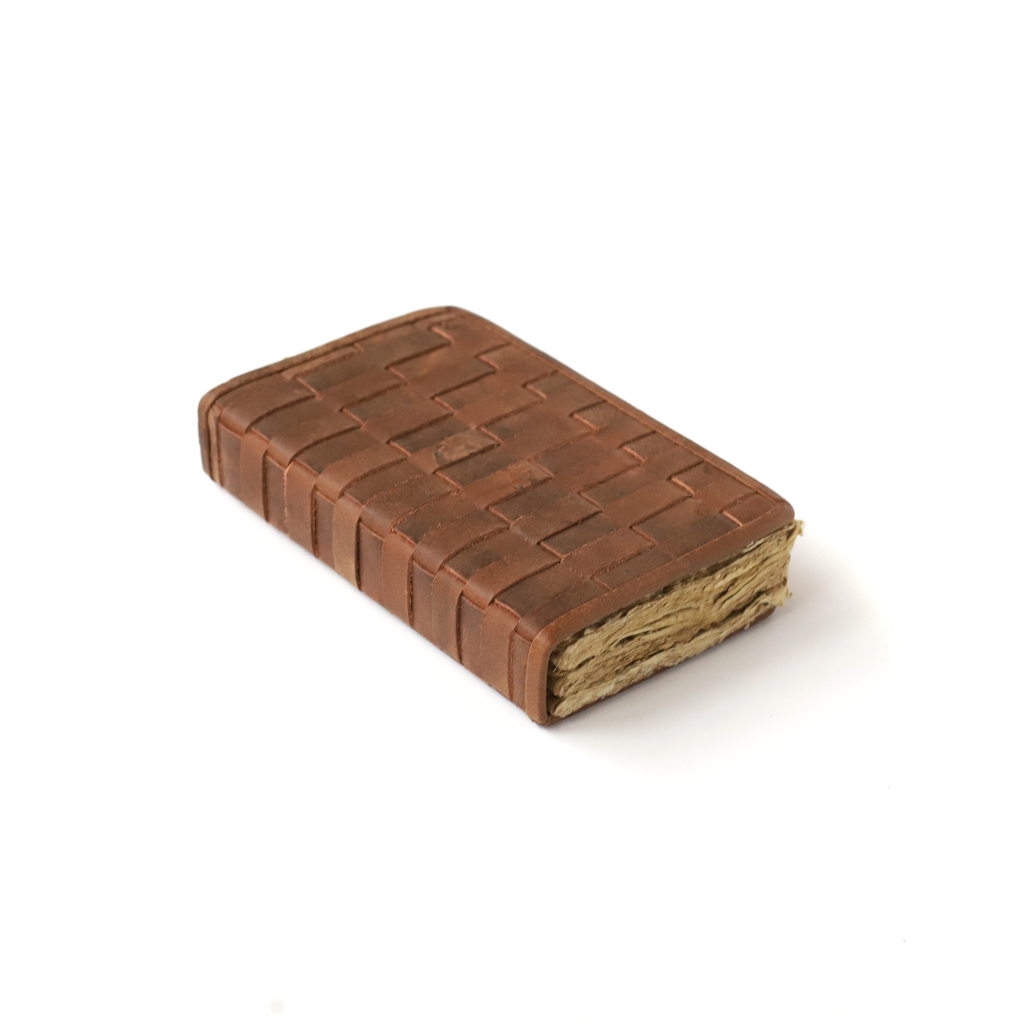 Notizbuch 'Sadhana' aus Leder, braun, H 16 cm, B 10 cm, T 3 cm günstig bestellen