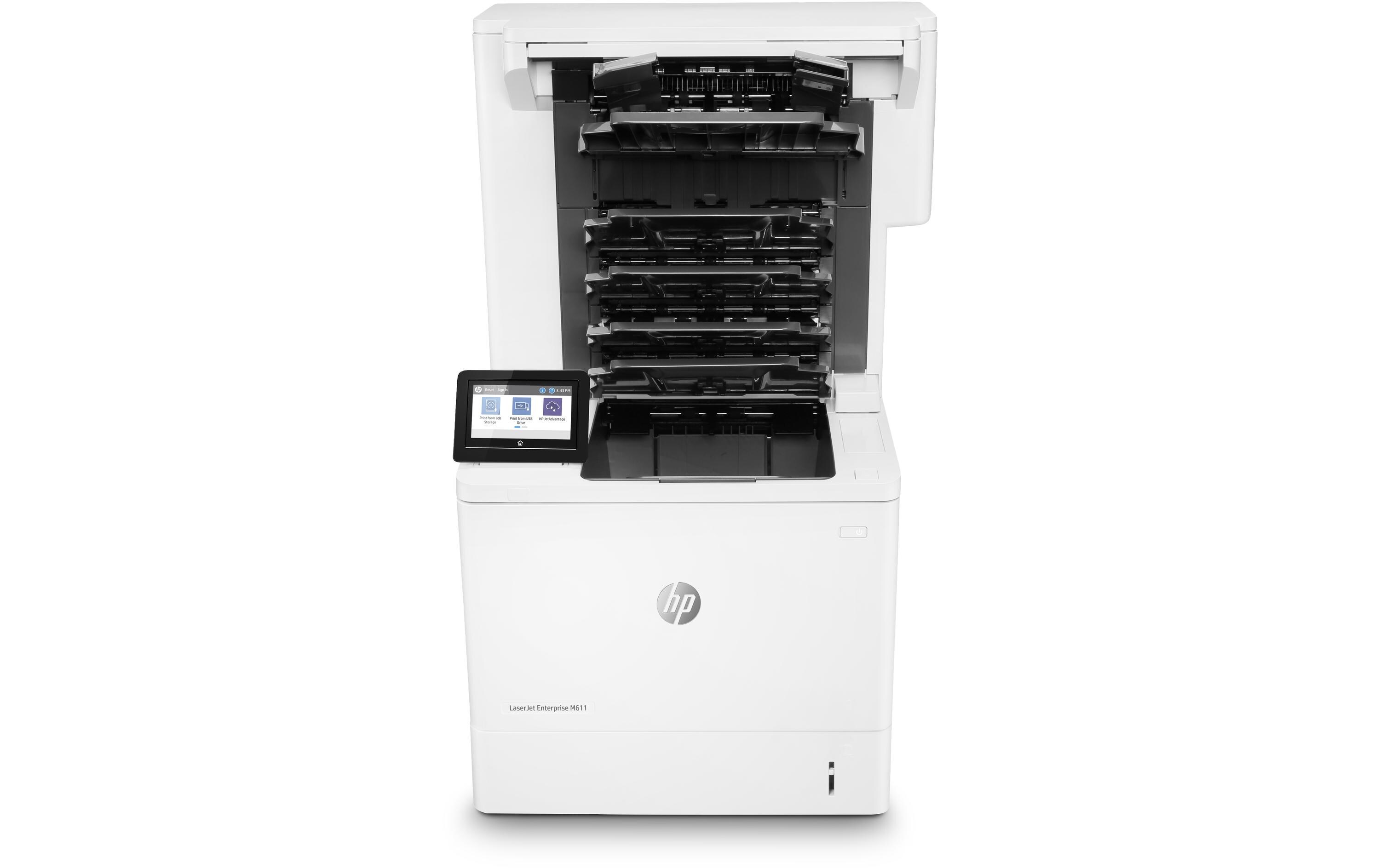 Drucker LaserJet Enterprise M611dn<br>Schneller, netzwerkfähiger A4-Monolaser-Drucker mit automatischer Duplexeinheit