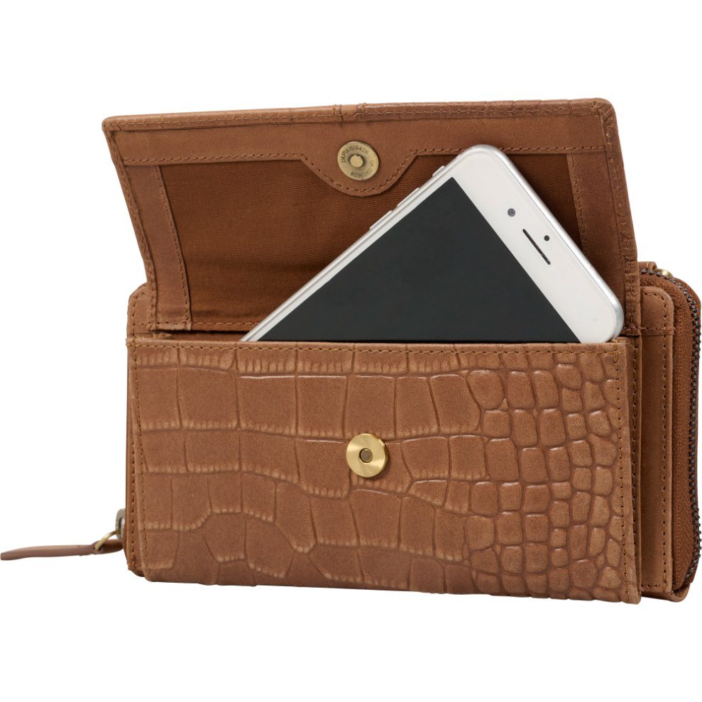 Burkely Cool Colbie Phone Wallet Cognac