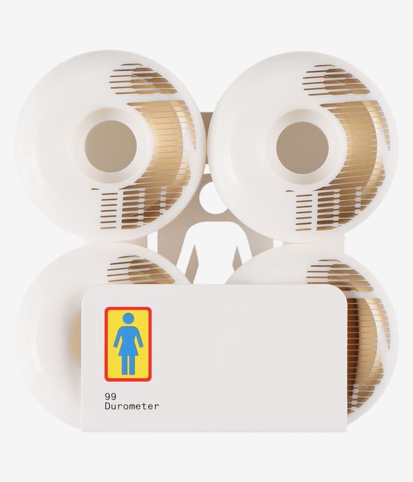 Girl National Hero Conical Rollen (white) 55mm 99A 4er Pack