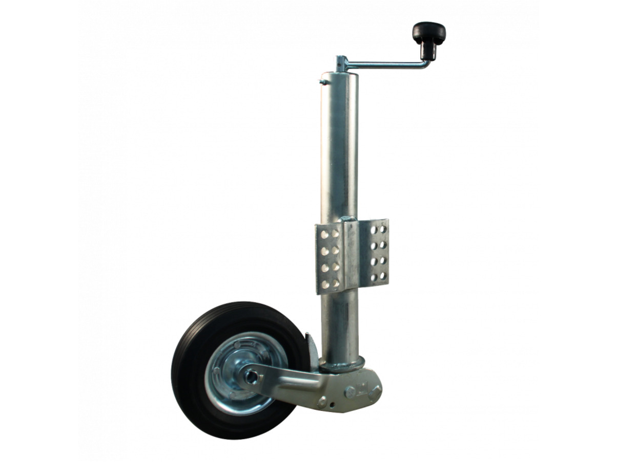 Winterhoff 60 mm automatisch opklapbaar neuswiel met stalen velg