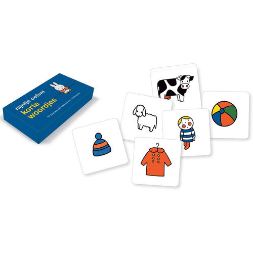 Nijntjes oefenkaartjes nijntje oefent korte woordjes