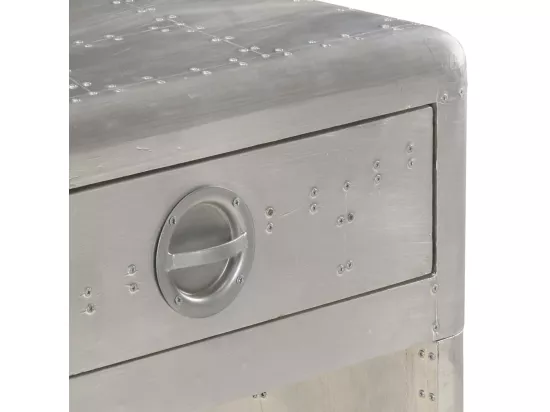 Buffet de style aviation 110x30x75 Métal