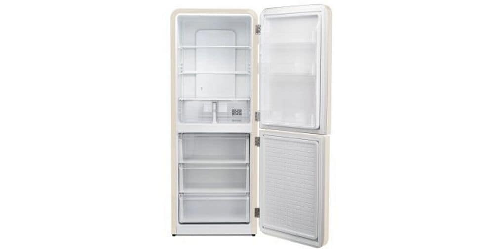 Trisa Kühl-Gefrierkombination Frescolino Classic Creme, Rec Kombigerät mit Kühlschrank und Gefrierschrank